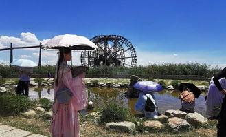 唐妆汉服吃瓜,一场穿越千年的时尚盛宴