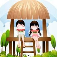 躺着吃瓜卡通头像,卡通头像中的吃瓜哲学