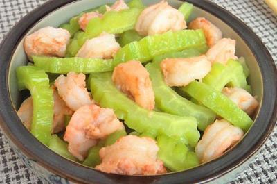 凉瓜跟虾能一起吃吗吗,能否同食？