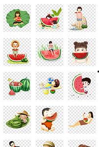 夏日吃瓜海报主题,瓜果飘香——畅享清凉美味时光